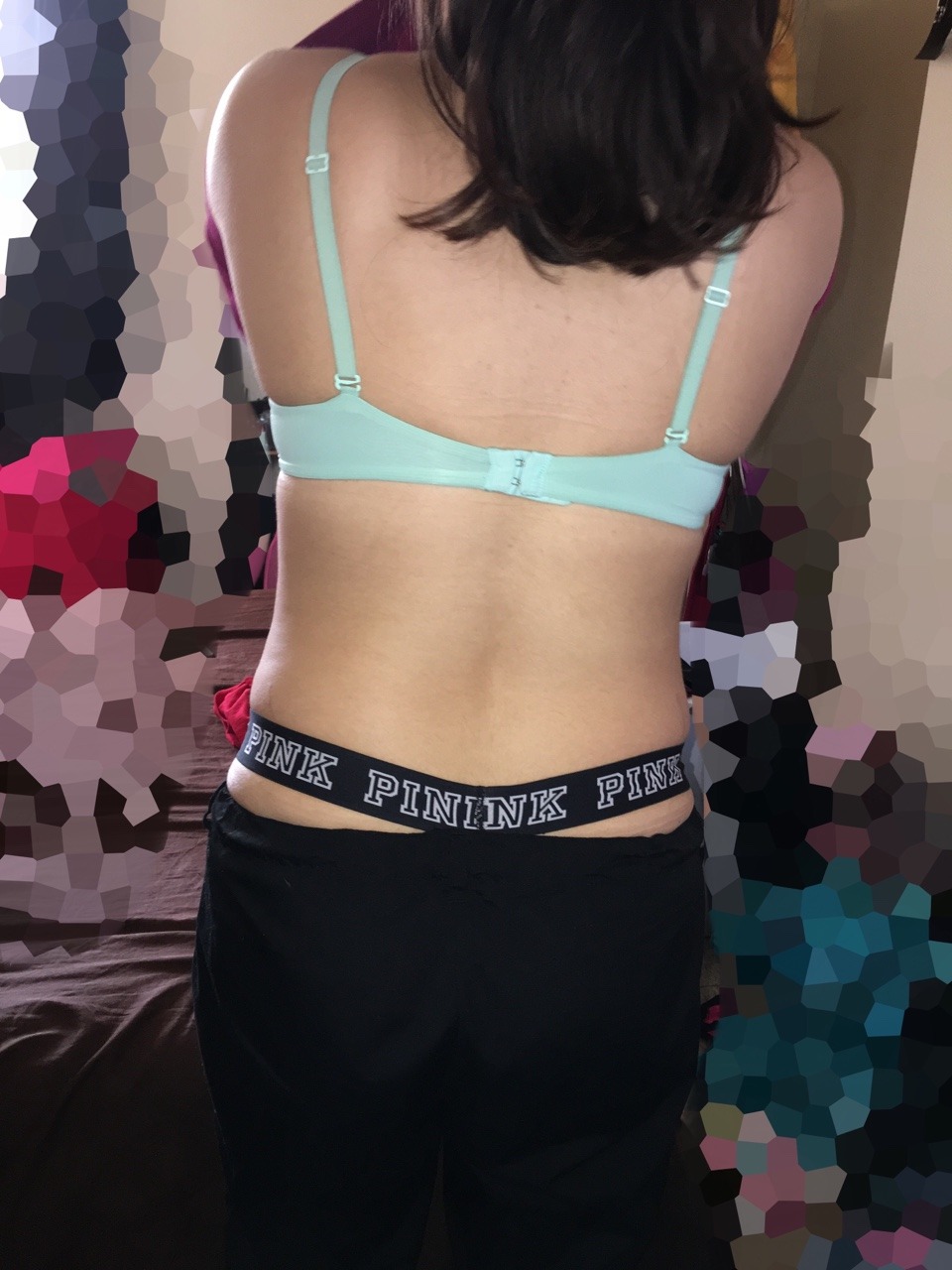 theforbiddentwo:  Pink! VS thong for sale! $30 + FREE shipping with full 1 day wear.