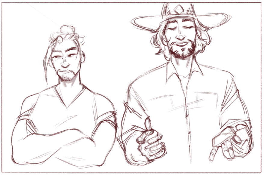 casuallysuplexes: hanzo’s first PDA ( ˘ ³˘) i’ve been listening to a lot