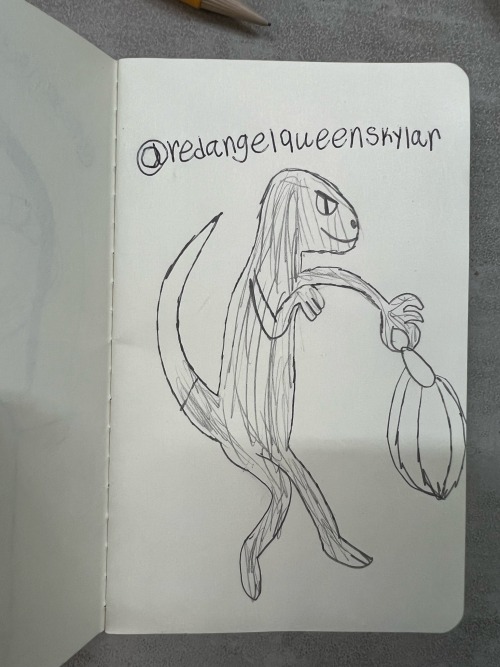Im Thinking About Making A Comic. Its About A Trouble Maker Blue Tailed Skink, A Female Employee And