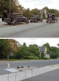 iamnotdoingshittoday:  It is not Photoshop, nor a picture of the past, is just perspective. 