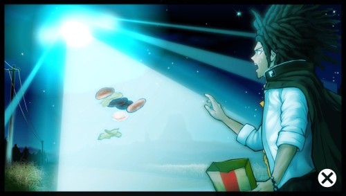 Reasons I Hate Hagakure #5Either he’s chasing that burger and his jacket still doesn’t f