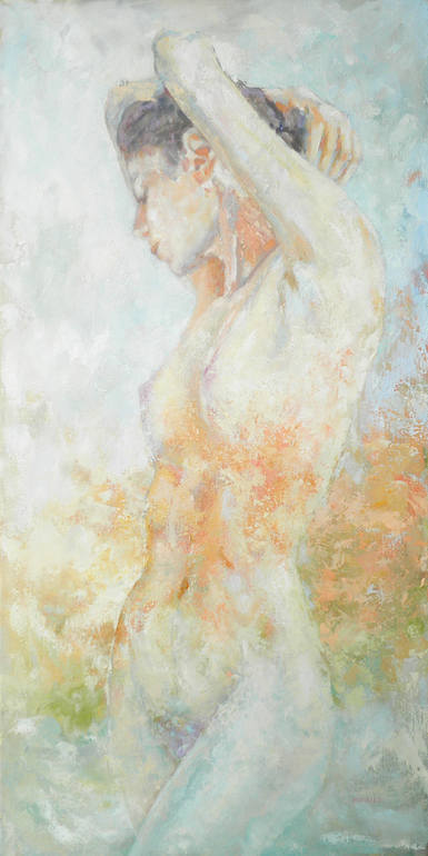 artbeautypaintings:  Elegance - Maria Morales