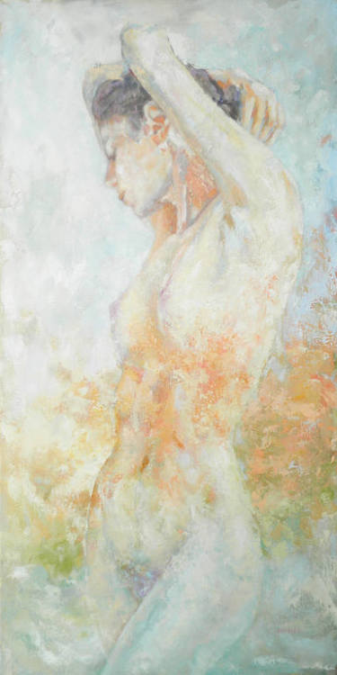 artbeautypaintings:  Elegance - Maria Morales