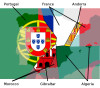 Which country is the closest to you? Spain edition
Source: edsml (reddit)
edsml:
“  The map is a little messy… It looked better when I was imagining it…
It’s fun to me see more of Spain being its nearest country Gibraltar or Andorra than Morocco.
”