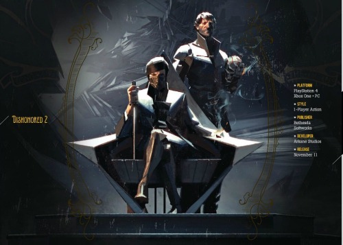 lesbianemilykaldwin: dishonored 2 article by game informer part 1 of 2