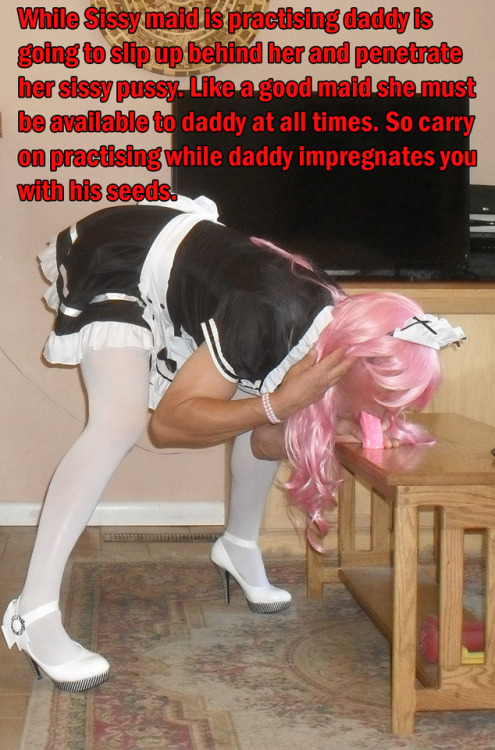 daddytrainingandcaptions: ohmichelleoh the makings of a sissy maid. sissy-dani.tumblr.comsissy.dani@