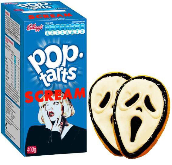 brokehorrorfan:  Newt Clement has created horror movie Pop-Tarts. I’ve highlighted