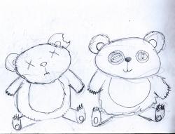 duxwontobey:  Just a comic about a blind bear and a seeing bear &lt;3