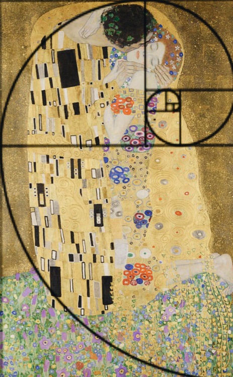 vanwilde: Art // The Golden Ratio.  The Great Wave off Kanagawa - Hokusai // The Kiss - Klimt // The