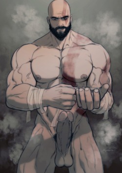 hydaria:  Another pic of Kratos : God of war