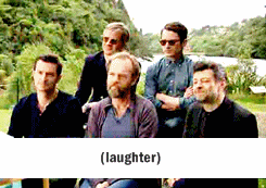 madqueenjes:  sherlockstuff: Today Show Interview with the cast in New Zealand  Martin,