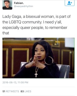 scottymouth:  superawesomesassmaster:  Thought i’d share this since i’m seeing lots of shit being said, especially in this time of sorrow… Regardless of your personal feelings towards her, Gaga has always been a strong advocate for the LGBTQ+ community.