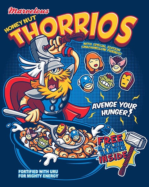 ladyholmesoftardis:chronic-ash420:Remember to have a Super Breakfast!LOKI CHARMS