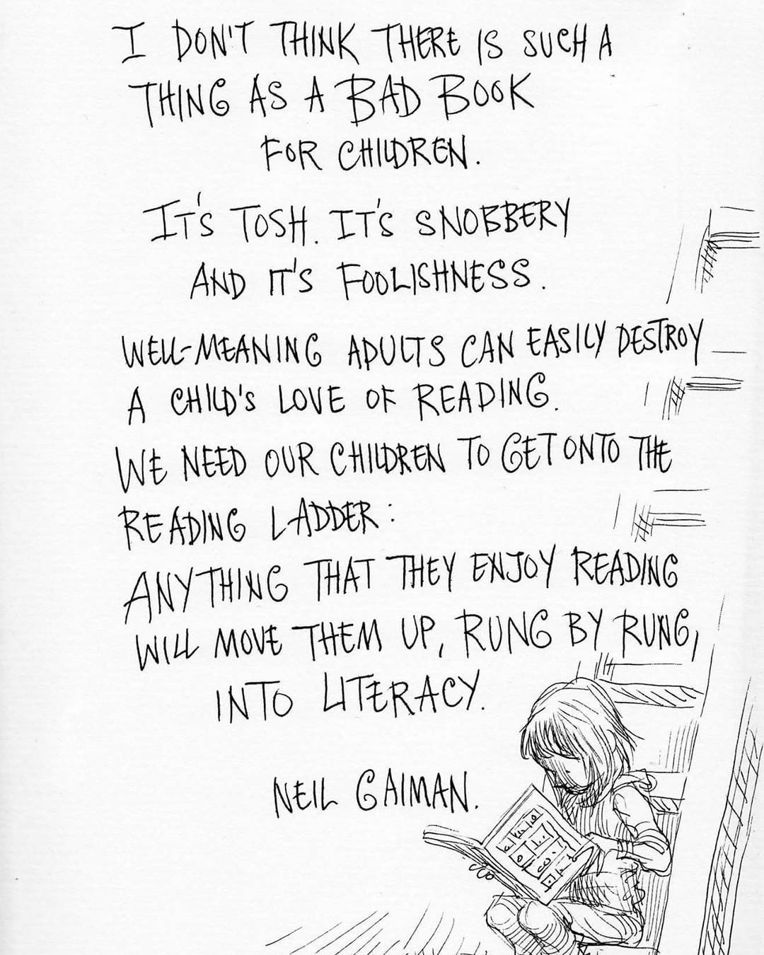 whimsybookowl:  #NeilGaiman #quote #author #facts #books #bibliophileLife  #truth