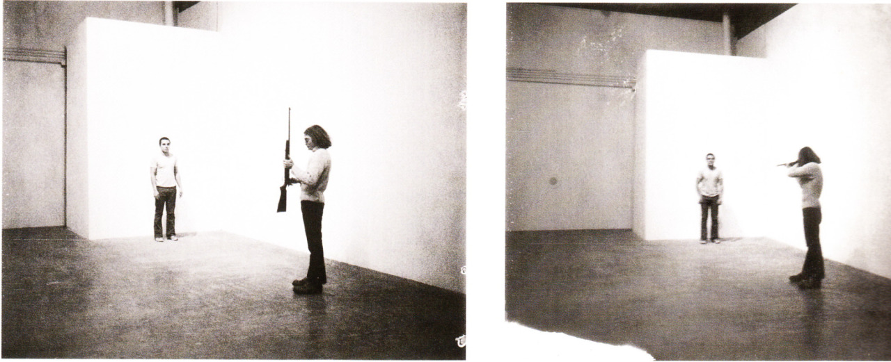 performativerelics:  Chris Burden - Shoot (1971)