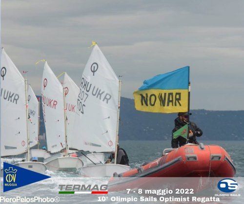 Peace always ☮️ 10a Olimpic Sails Optimist Regatta ⛵️Saturday 7 & Sunday 8 may 2022 - Muggia (Tr