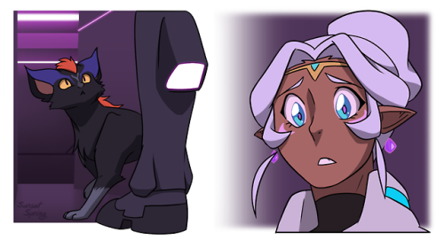 Allura: I’m still not sure if it was just him being scared for our well being that got him to be so 