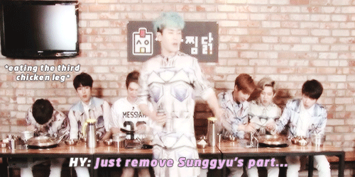 eteru:  Hoya looks so done with gyuyeol’s shit, and then there’s Kim Myungsoo…