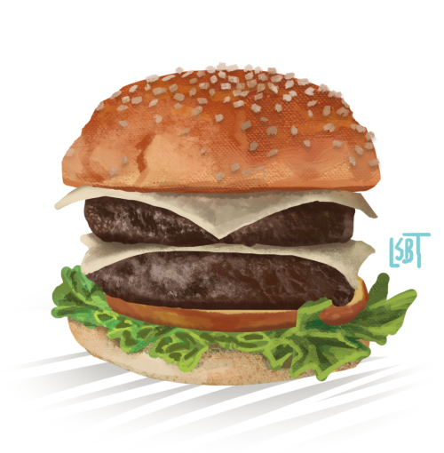 Some food paintings I did for my portfolio