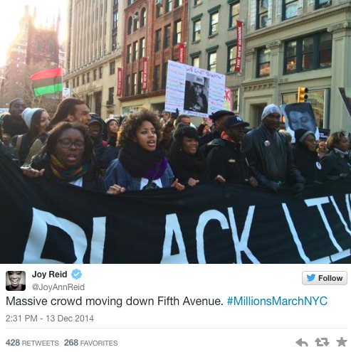 micdotcom:  18 #MillionsMarchNYC photos that prove anger about police brutality isn’t
