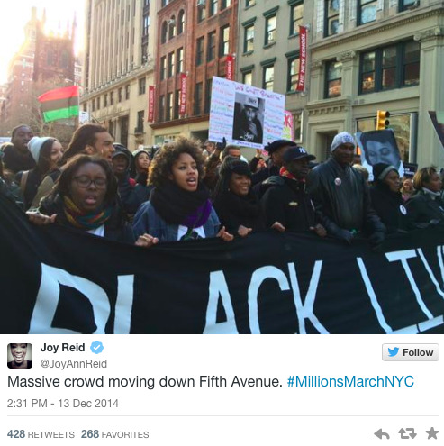 micdotcom:18 #MillionsMarchNYC photos that prove anger about police brutality isn’t going away