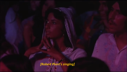 birpanda:  A woman at Led Zeppelin concert in 1973 