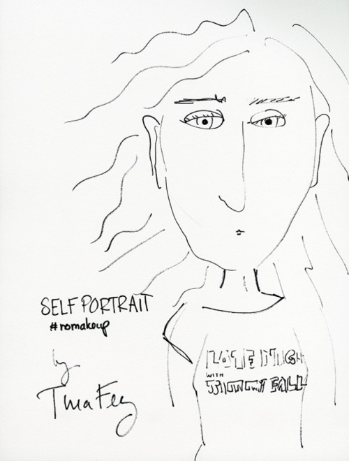 wokkienokkie:Tina Fey’s self portrait