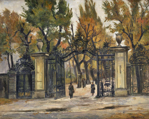 huariqueje:   In front of the park gate 