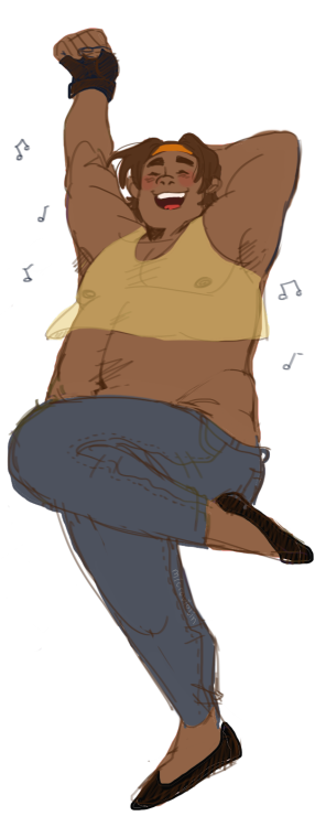 microviolin:FOR ANON WHO WANTED TOPLESS HUNK I GIVE YOU SEE THRU CROP TOP LOW RIDING SKINNIES DANCIN