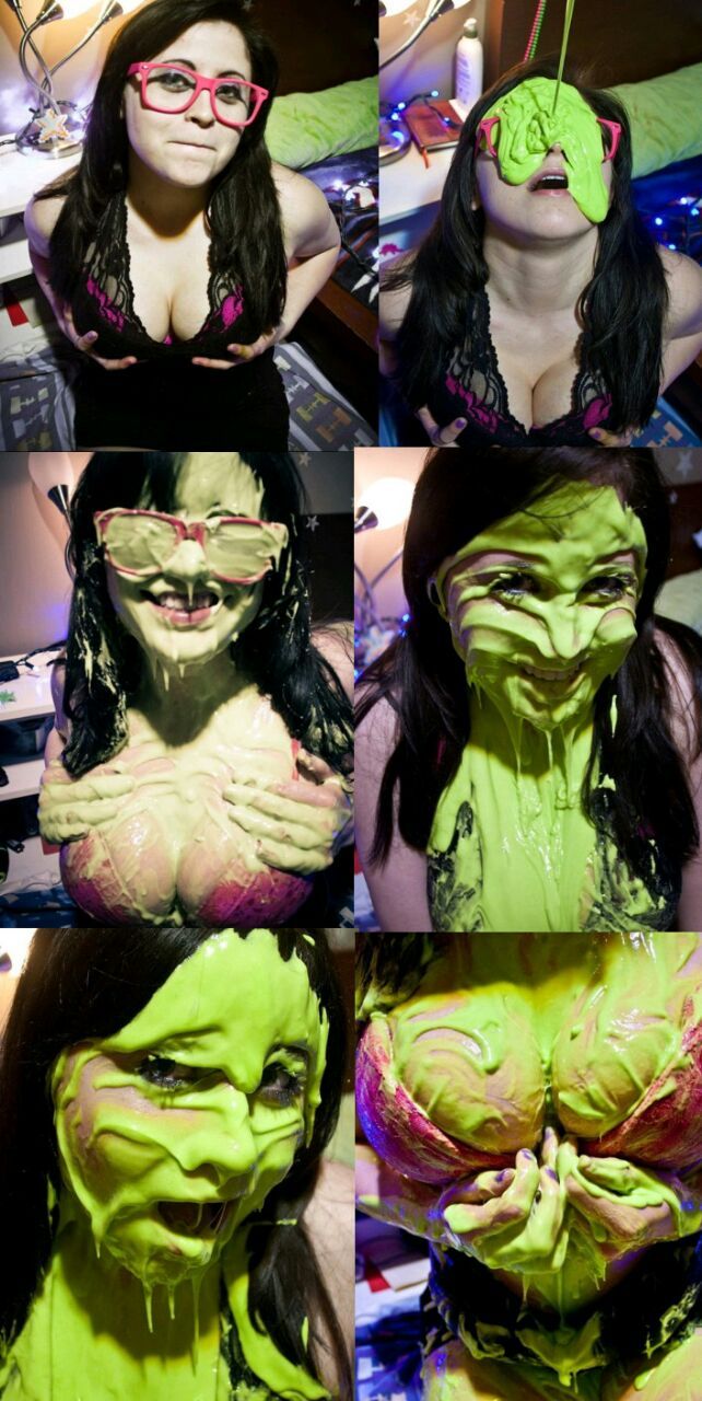 holgateiw:  She’s sexy, but she’s sexier covered in gunge! A lot of girls are!