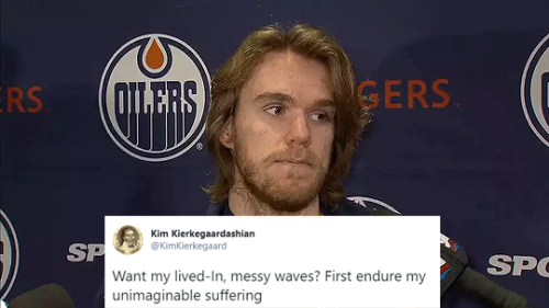 gee-roux: connor mcdavid + @kimkierkegaard