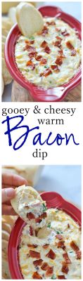 Food Of The Day-Gooey and Cheesy Warm Bacon