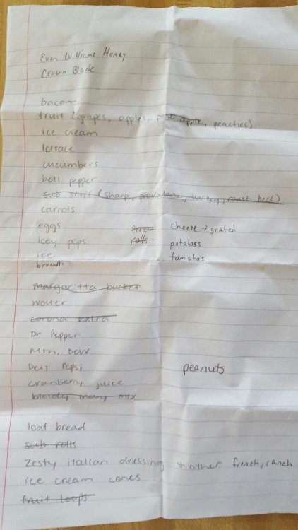 Found by a friend in Topsail Beach, North Carolina. This list makes me long to eat icey pops and dri