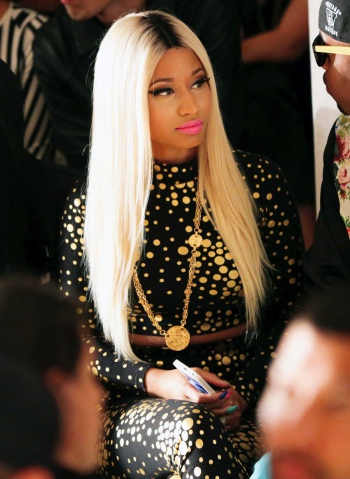 swagmyyolos:  jesuschristvevo:  if anyone deserves a transformation tuesday its nicki  Is that a chicken wing necklace 