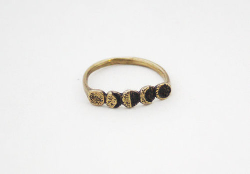 moon phase ring // $74