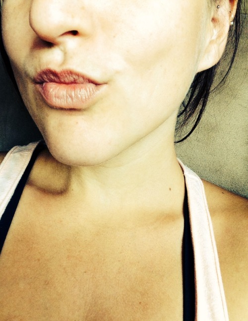 marriedandfucking:  be-risque:  #mouthmonday *muah*  Is it wrong that I just want to kiss my screen?!?    naaaaaaaaah