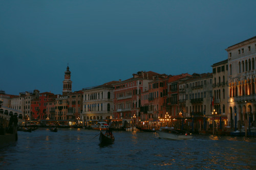 Venice as the sun set 