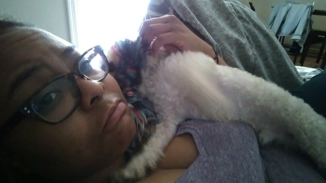 yourpunkassbookjockey:  He doesn’t understand personal space 🐩🌌  Definitely