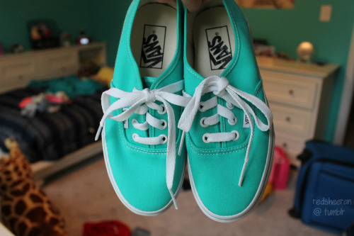 XXX redsheeran:  my sister’s new vans! (my photo