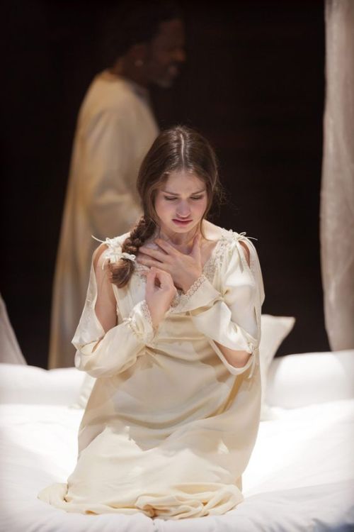 doomed-princess: lily james as desdemona in othello 