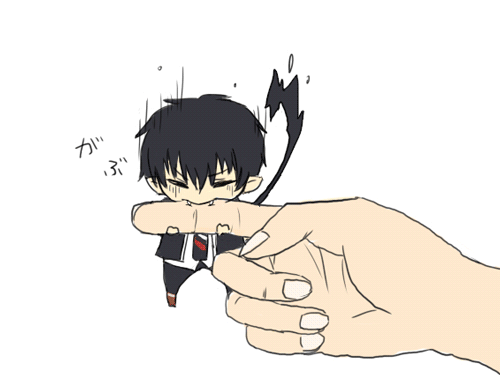 sam2119931:  Rin Is Sorry For Biting Your Finger.
