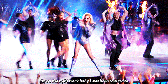 lordstormborn:   Lady Gaga singing Born This Way at the biggest straight event of