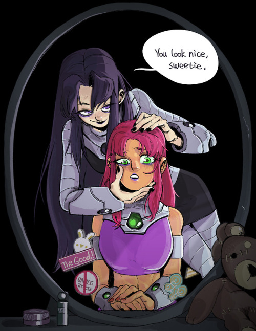 Sister fun time.Blackfire & Starfire Based on the story of S02E01.