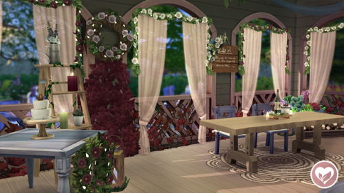 BAB’S BARN | A RUSTIC ROMANCE STUFF PACK BUILDA lovely, flowery venue for your lil’ romantic ceremon