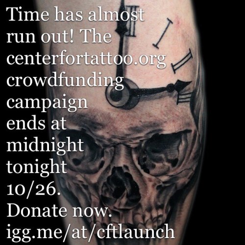 The @centerfortattoo has raised enough to move forward, but help us raise even more so we can be mor