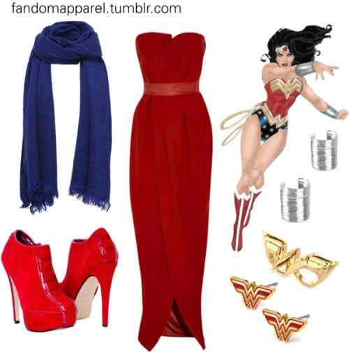 Wonder Woman (formal) by soundofinevitability featuring a wrap shawlLanvin wrap dress / Heel boots, 