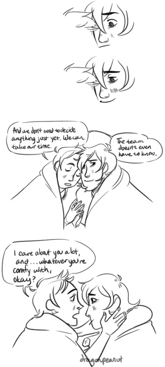dragonpeanut:  long time no klance