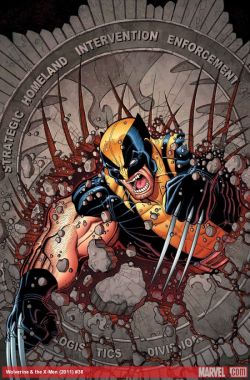 wolverineholic:  Wolverine &amp; the X-Men Vol 1 #38 (2013) cover by Nick Bradshaw