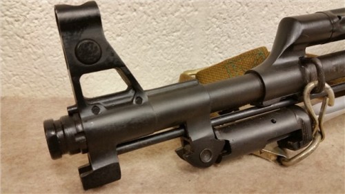 gunrunnerhell:  ConditionAn example of how condition and rarity can affect overall value. The rifle is a Polytech AKS-762 in the very and sought after “double-underfolder” configuration. It shows areas of wear and pitting, which normally on any other