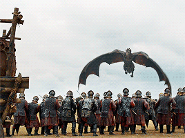 peteysparkers:“Drogon,” she sang out loudly, sweetly, all her fear forgotten. “Dracarys.”